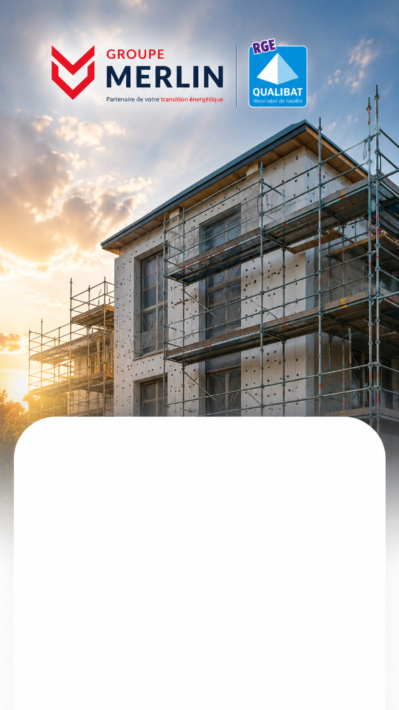 Chantier ITE Groupe Merlin