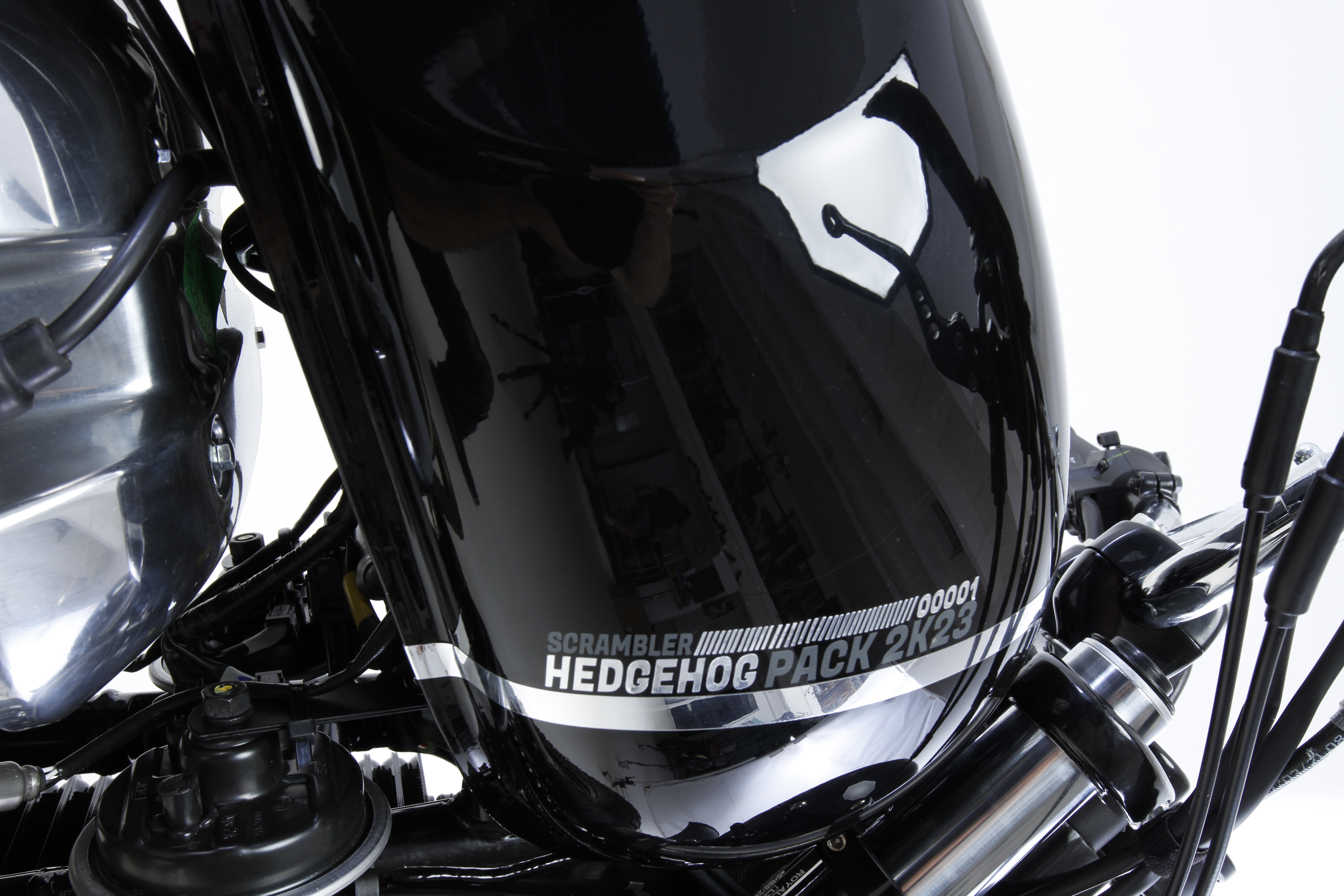 Réservoir — branding Scrambler Hedgehog Pack 2K23