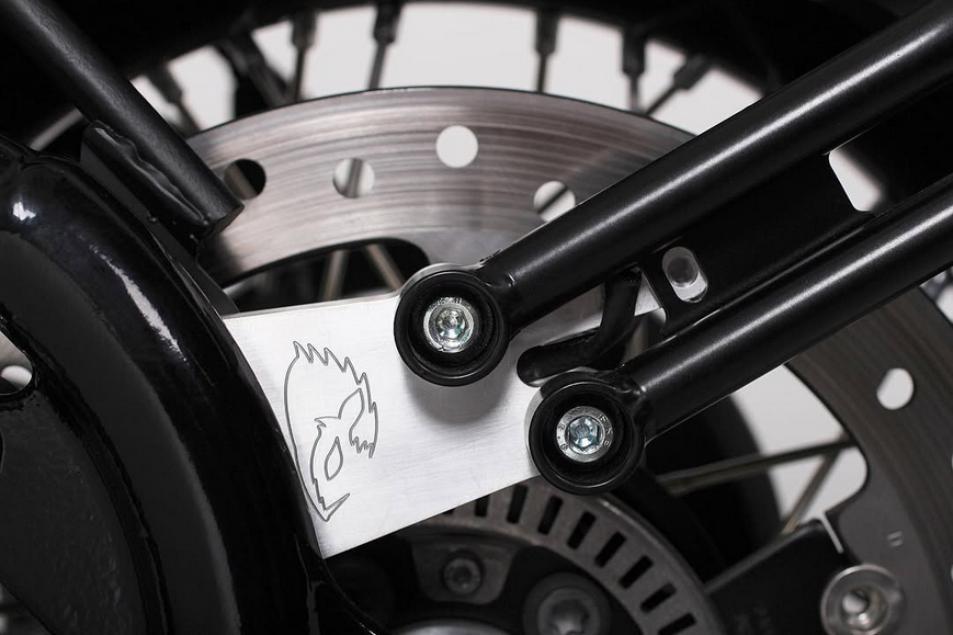 Pièce Plug & Play — support CNC gravé logo Hedgehog
