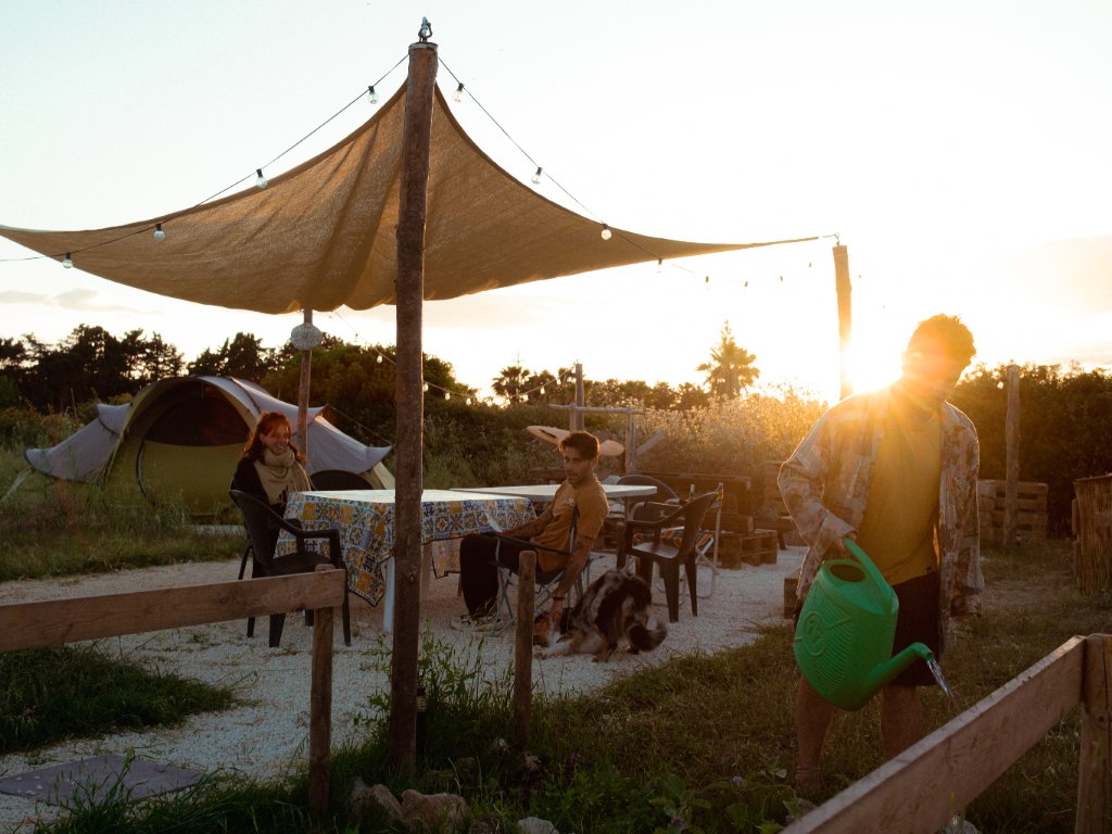 Sunset camp life