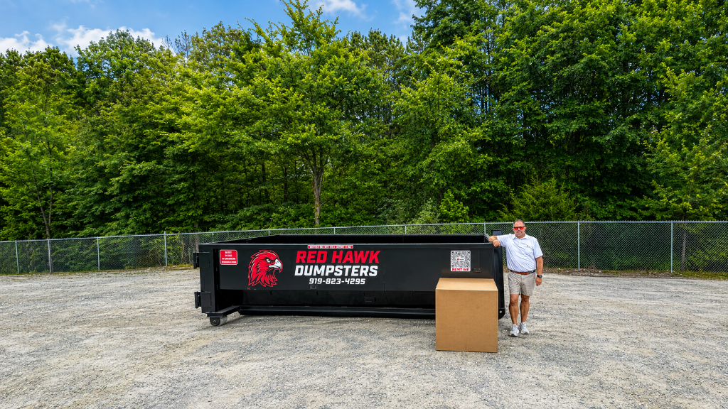 Red Hawk delivery truck