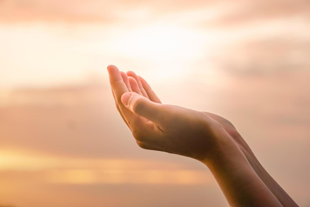 hands in prayer