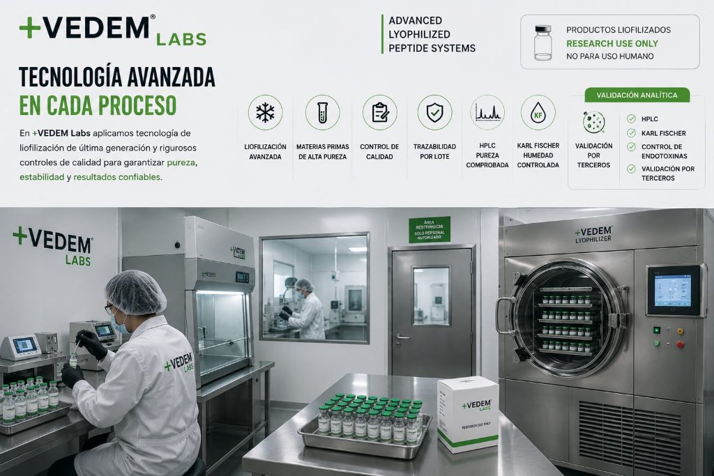 Tecnología avanzada en cada proceso - +VEDEM Labs