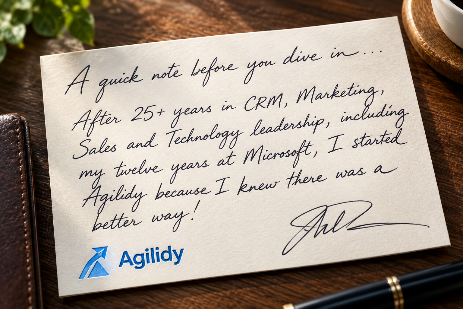 Jason Wickman’s handwritten introduction to his approach