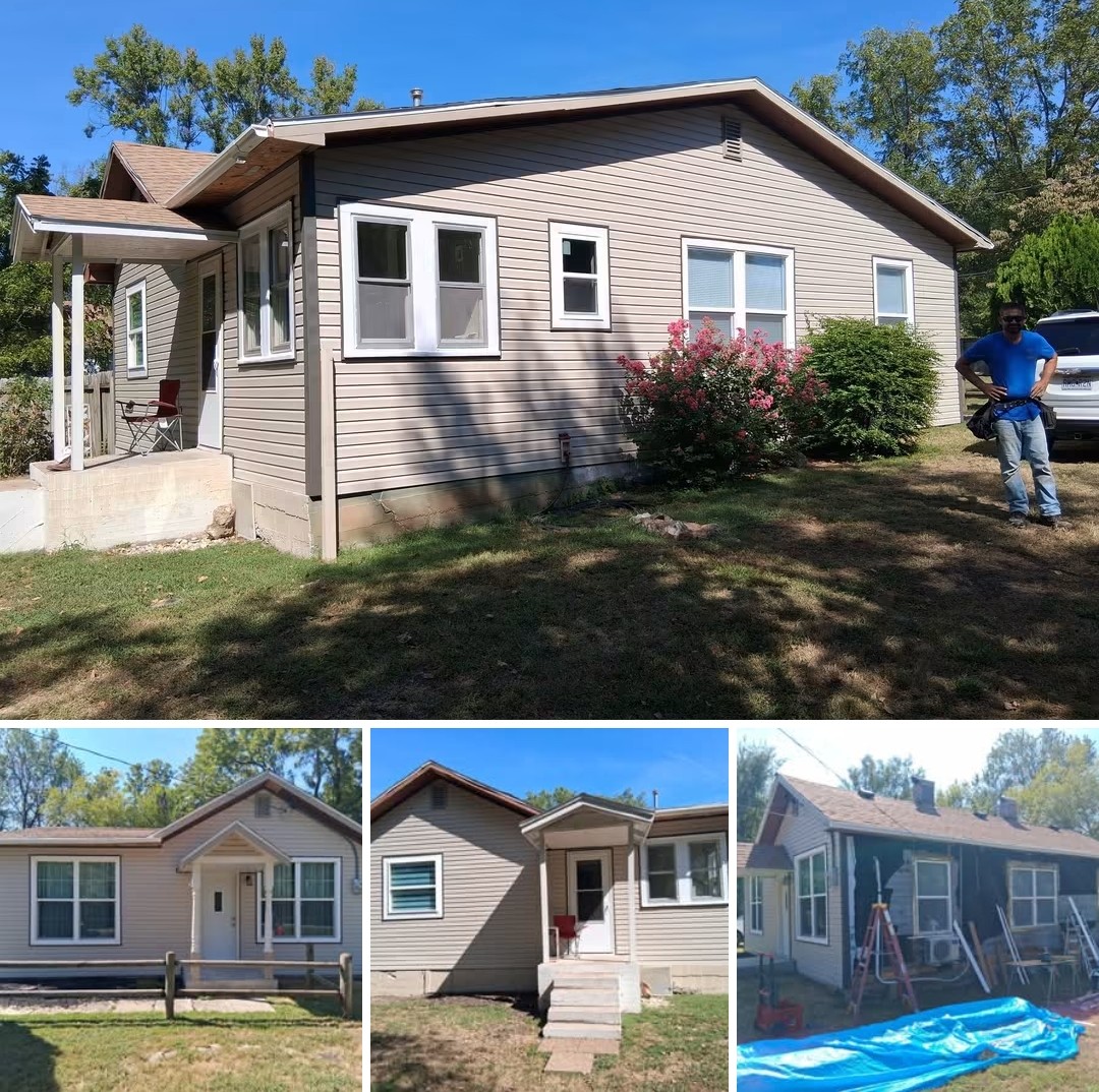 Siding repair and installation completed by Handy Craftsman