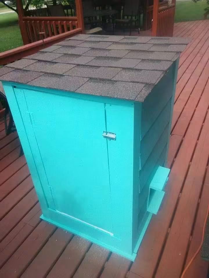 3-Story Cat House — Front View