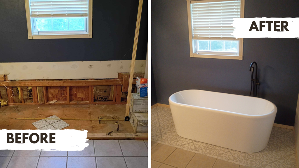 Master Bathroom Remodel — Before & After