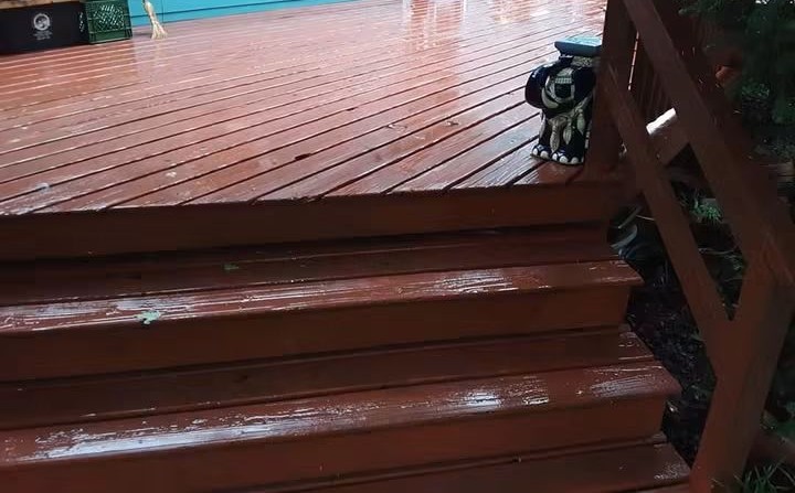 Deck Staining Project