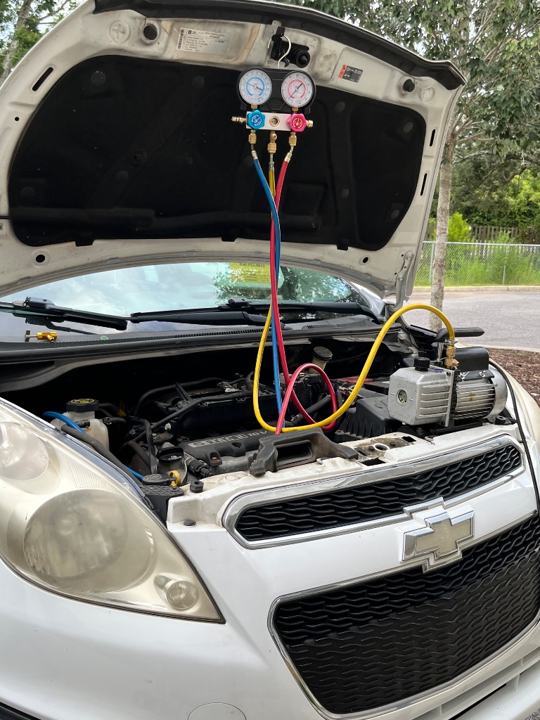 A/C Service — Chevy Spark