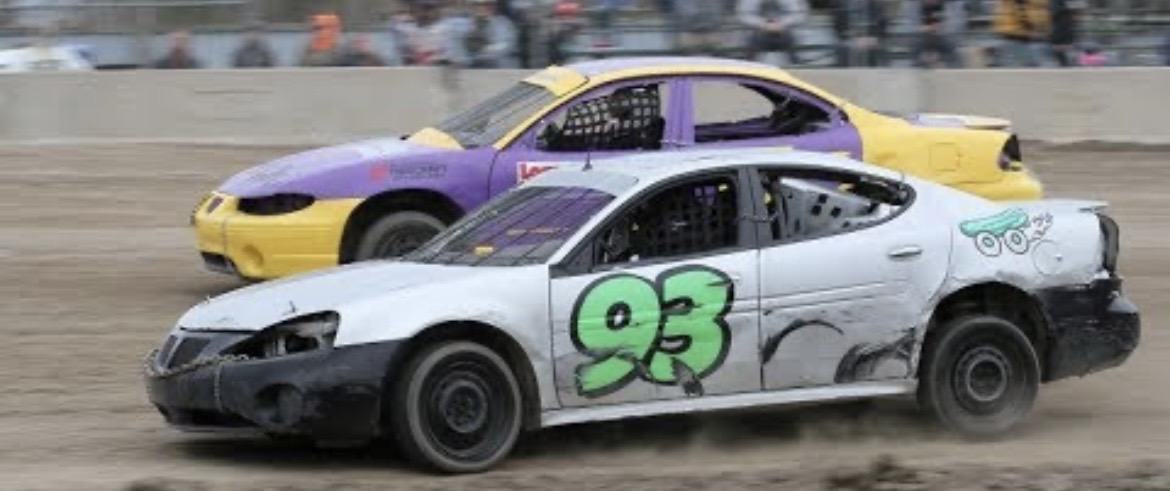 Stinger class dirt track race car with the #93 on the door