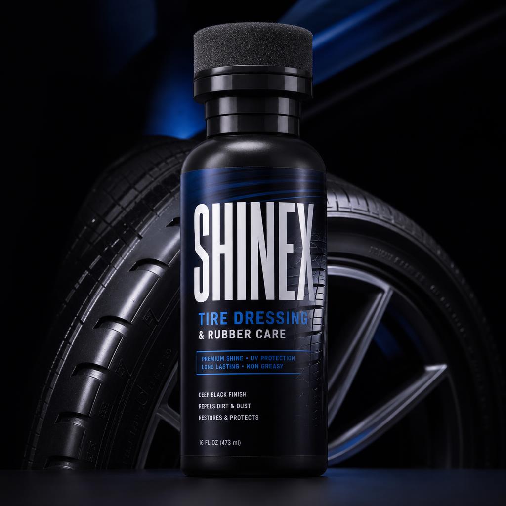 טיפול גלגלים וגומי ShineX 473ml