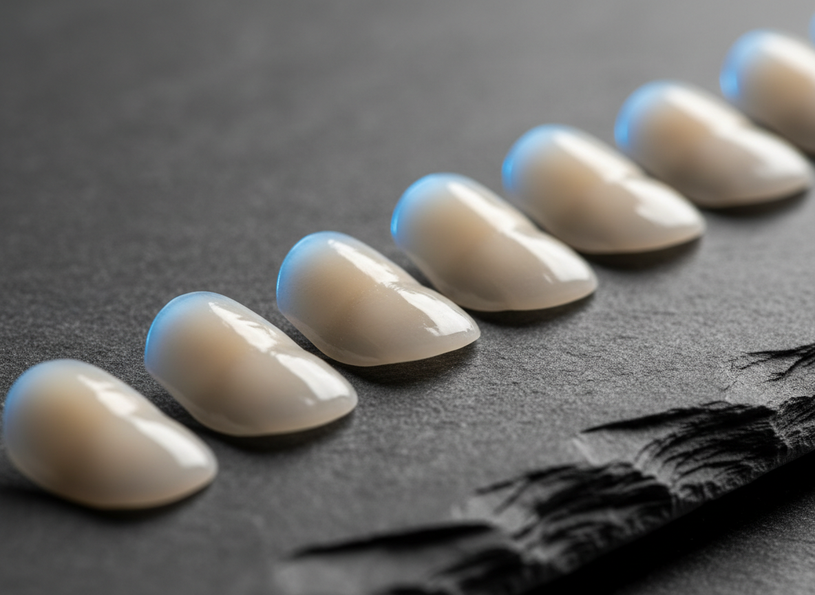 Porcelain veneers detail