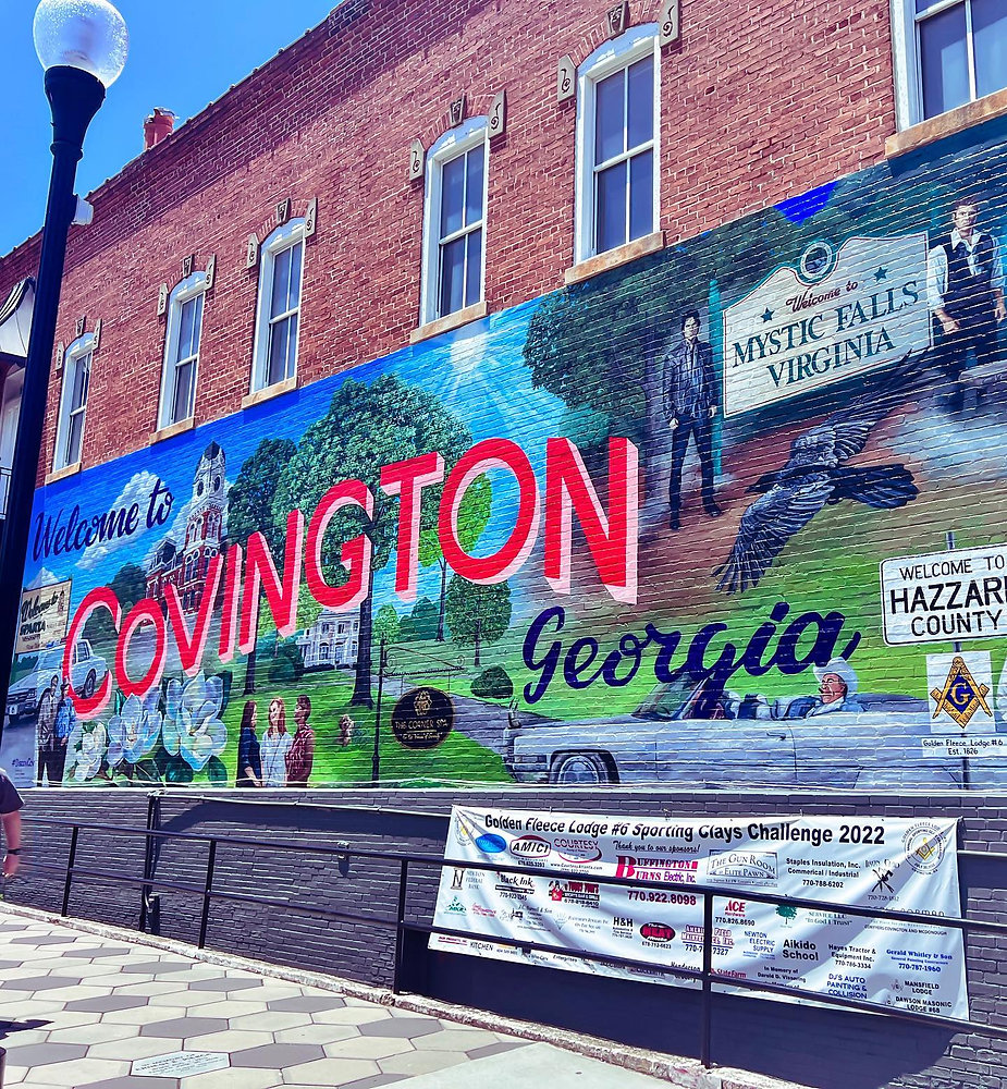 Welcome to Covington mural