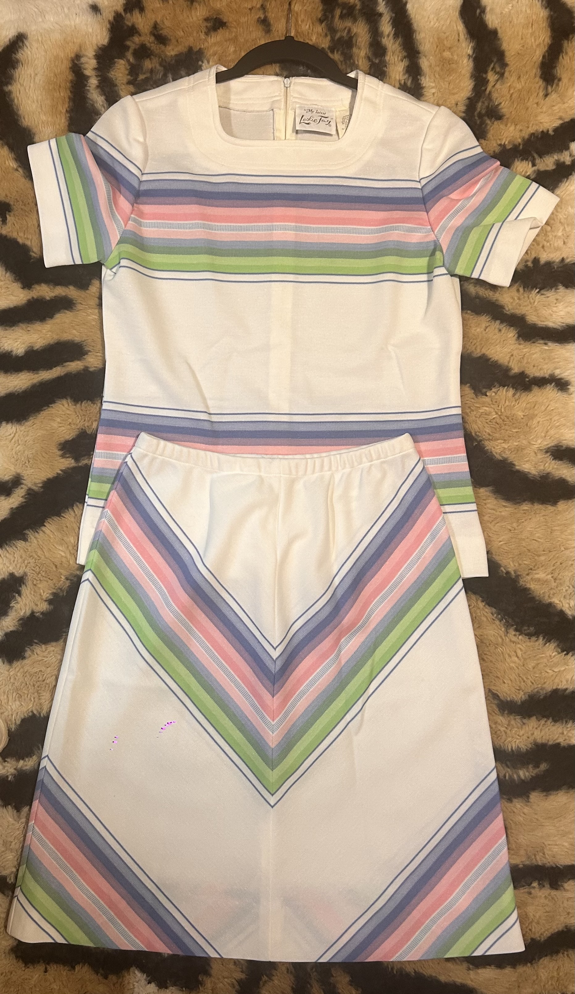 70’s my latest Leslie Faye tennis 2 piece 