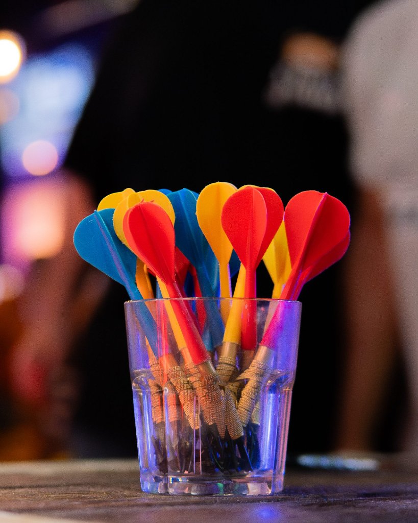 Dart night atmosphere