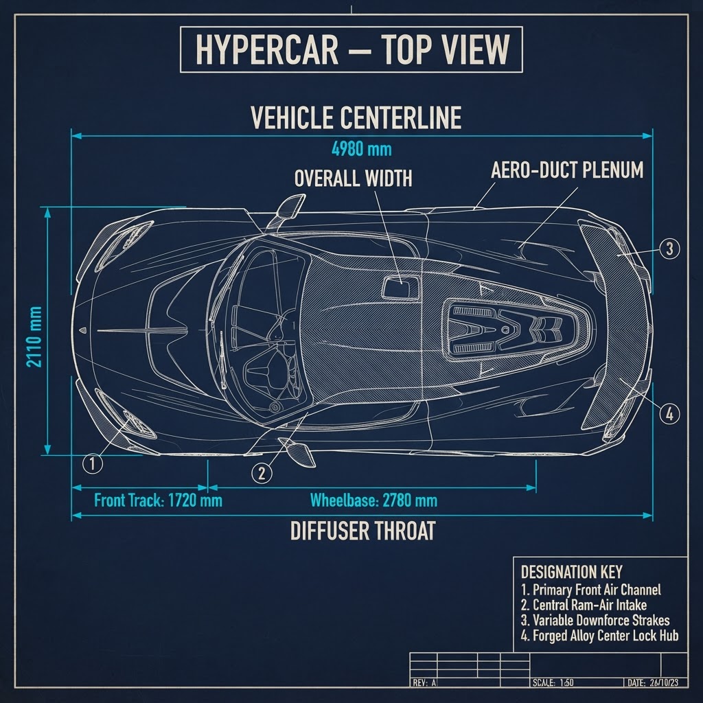 Hypercar — Top View