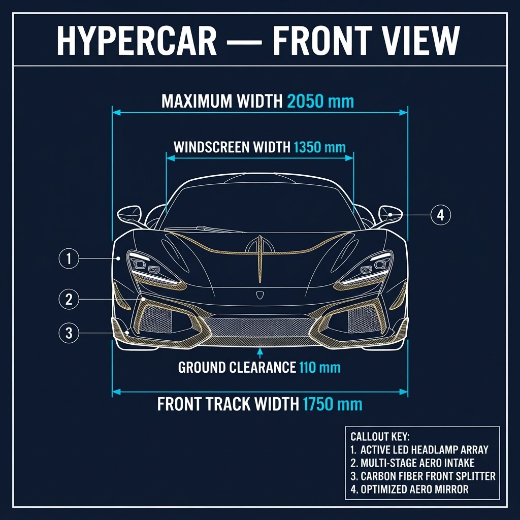 Hypercar — Front View