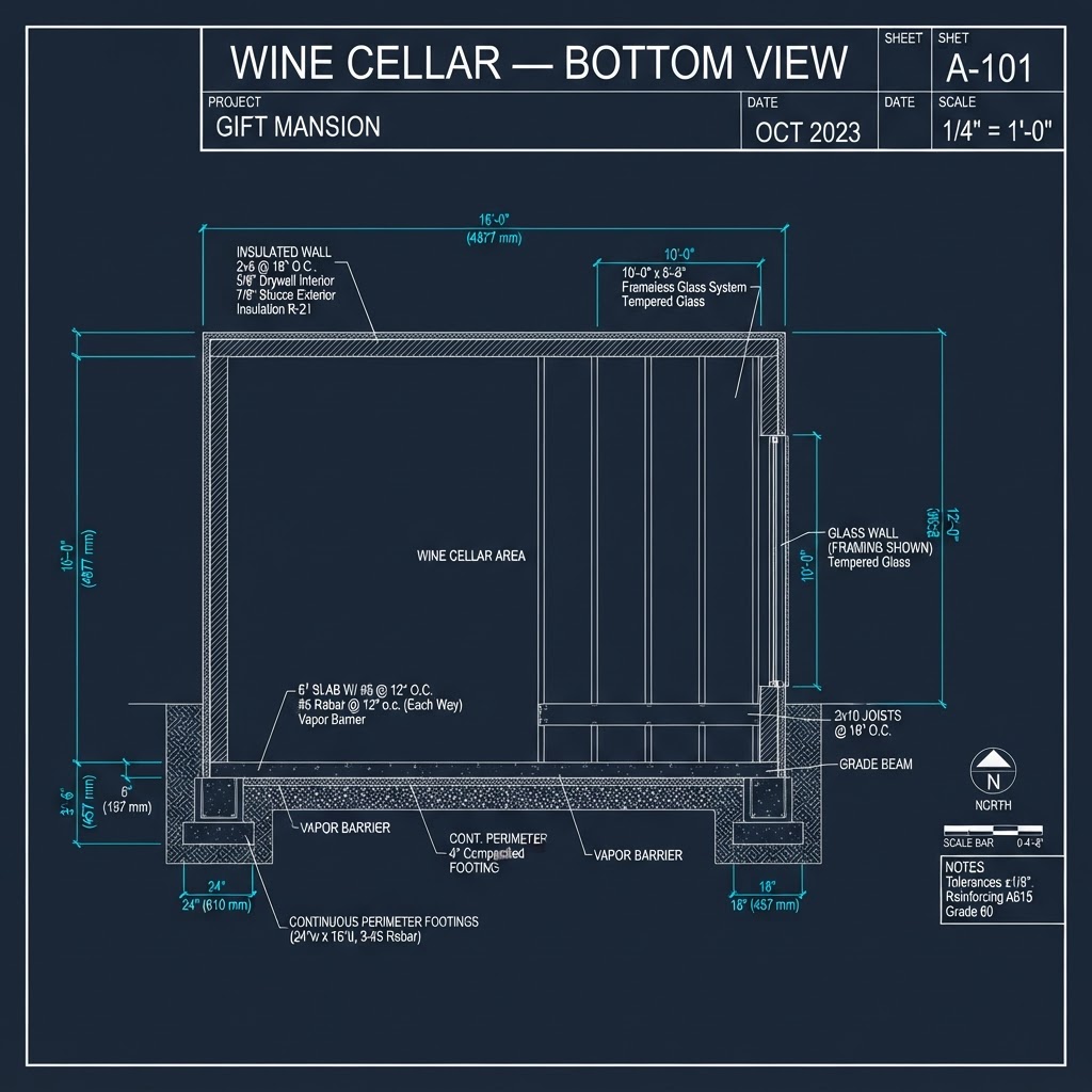 Wine Cellar — Bottom View