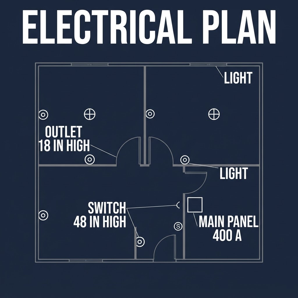 Electrical Plan — Ground Floor