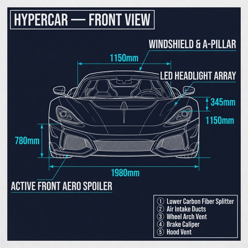 Hypercar — Front View
