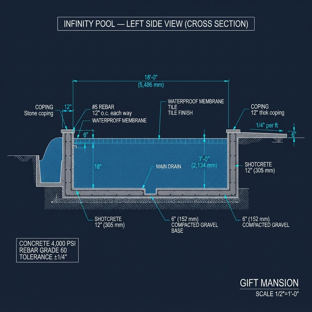Infinity Pool — Left Side View