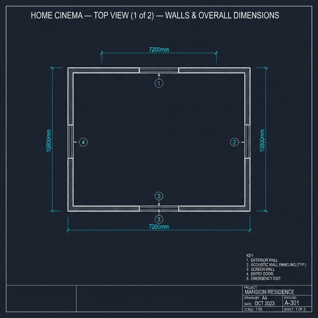 Home Cinema — Top View (1 of 2)