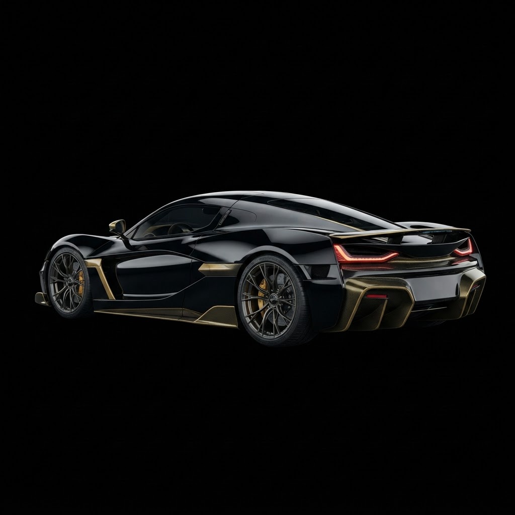 Hypercar — Rear 3/4
