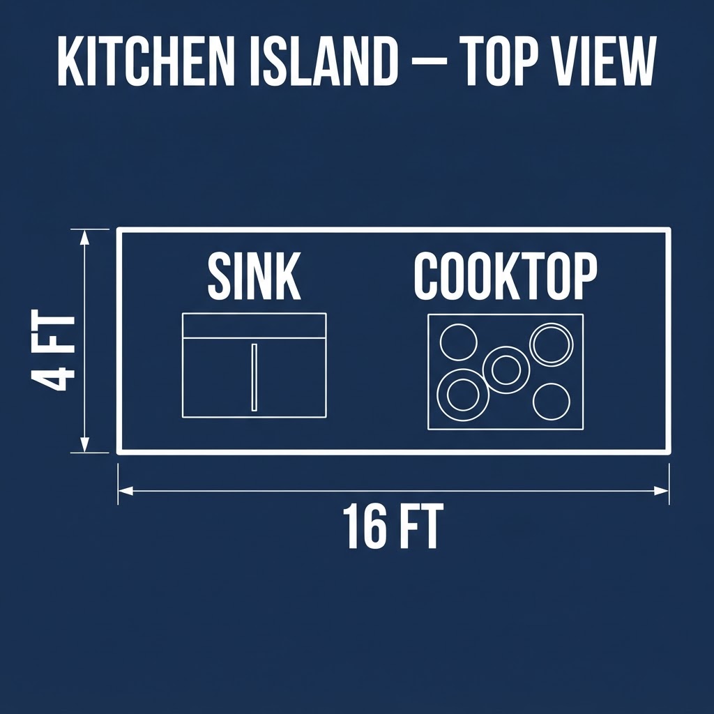 Kitchen Island — Blueprint