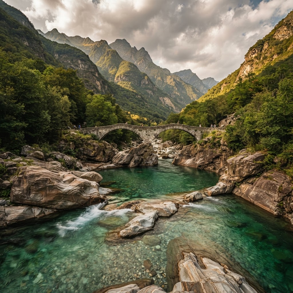 Vallée Verzasca, Tessin