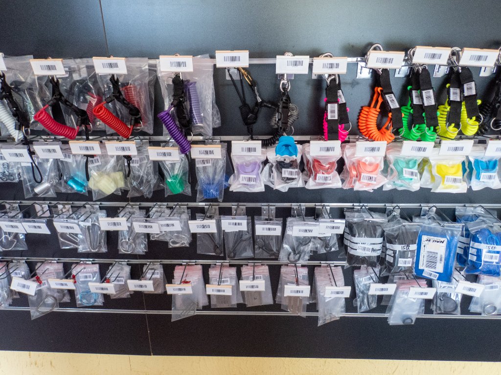 Boutique Maui Diving - accessoires colorés