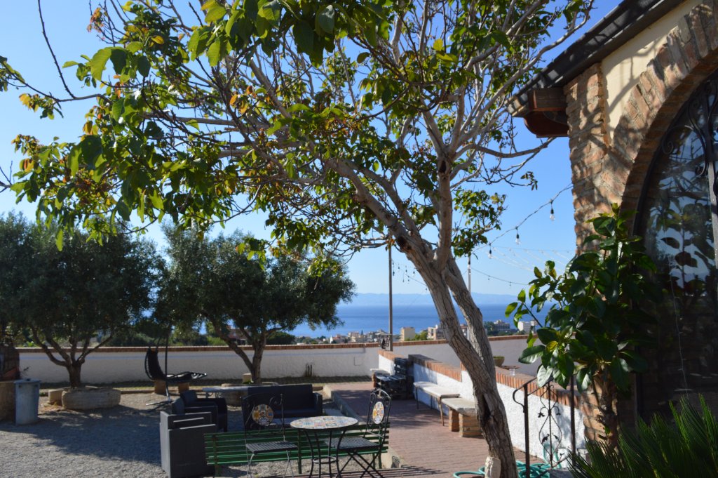 Vista sul mare dalla terrazza del ristorante