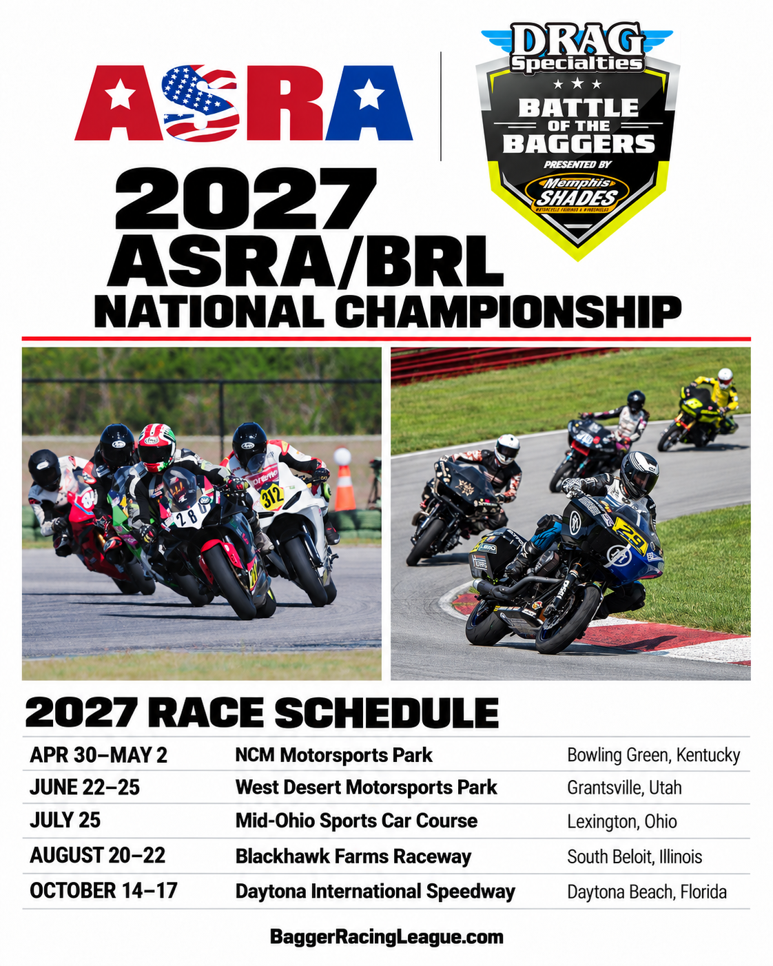 ASRA and BRL Expand Premier National Platform, Launch ASRA/BRL National Championship in 2027
