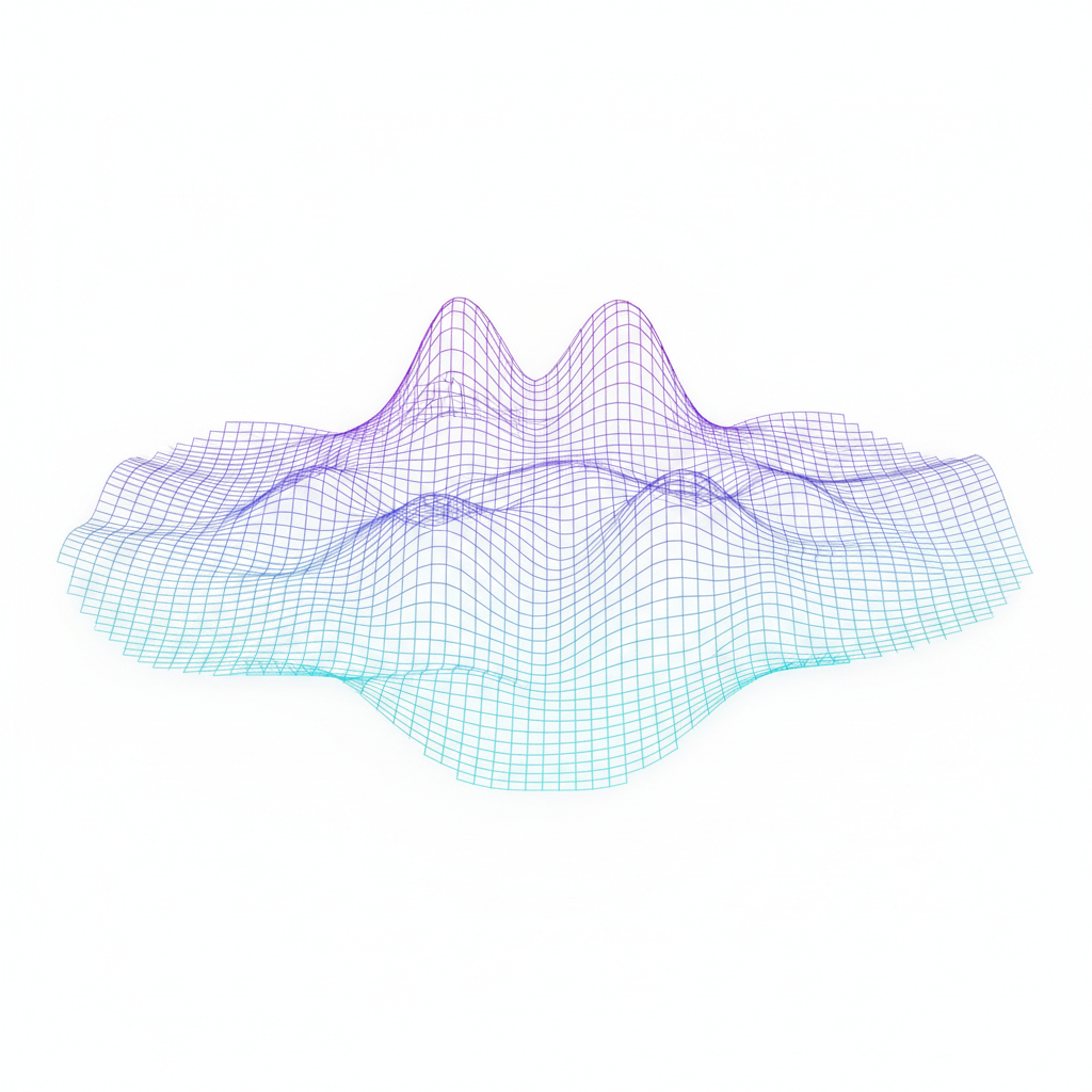 Manifold mesh — latent-space geometry of quantum many-body representation