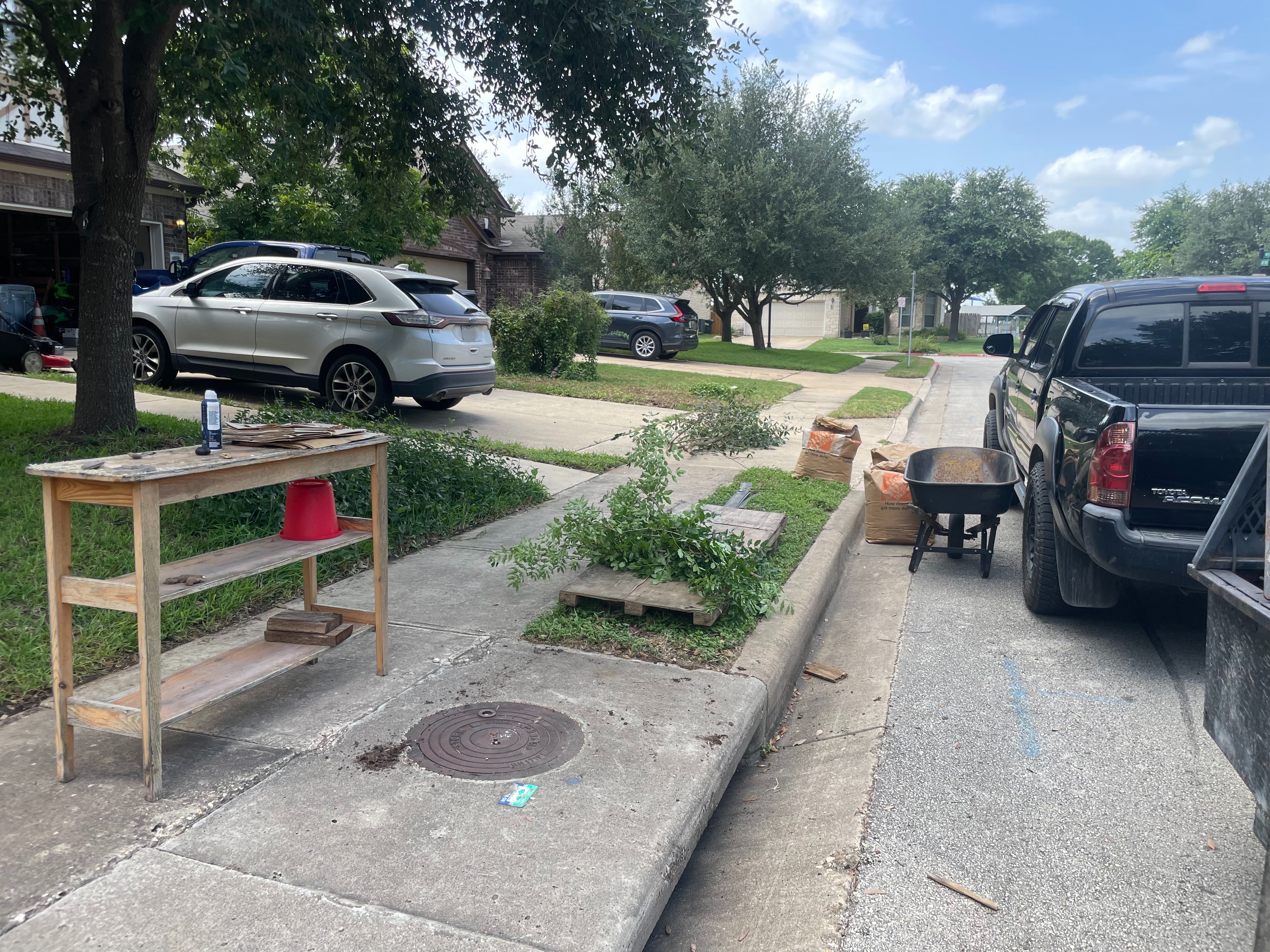 Curbside Brush & Branch Removal before