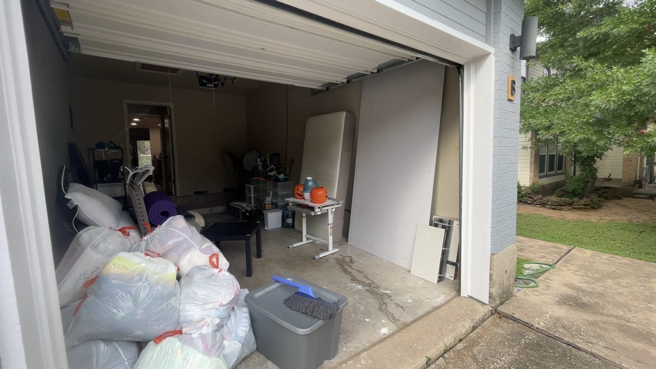 Two-Car Garage Cleanout before
