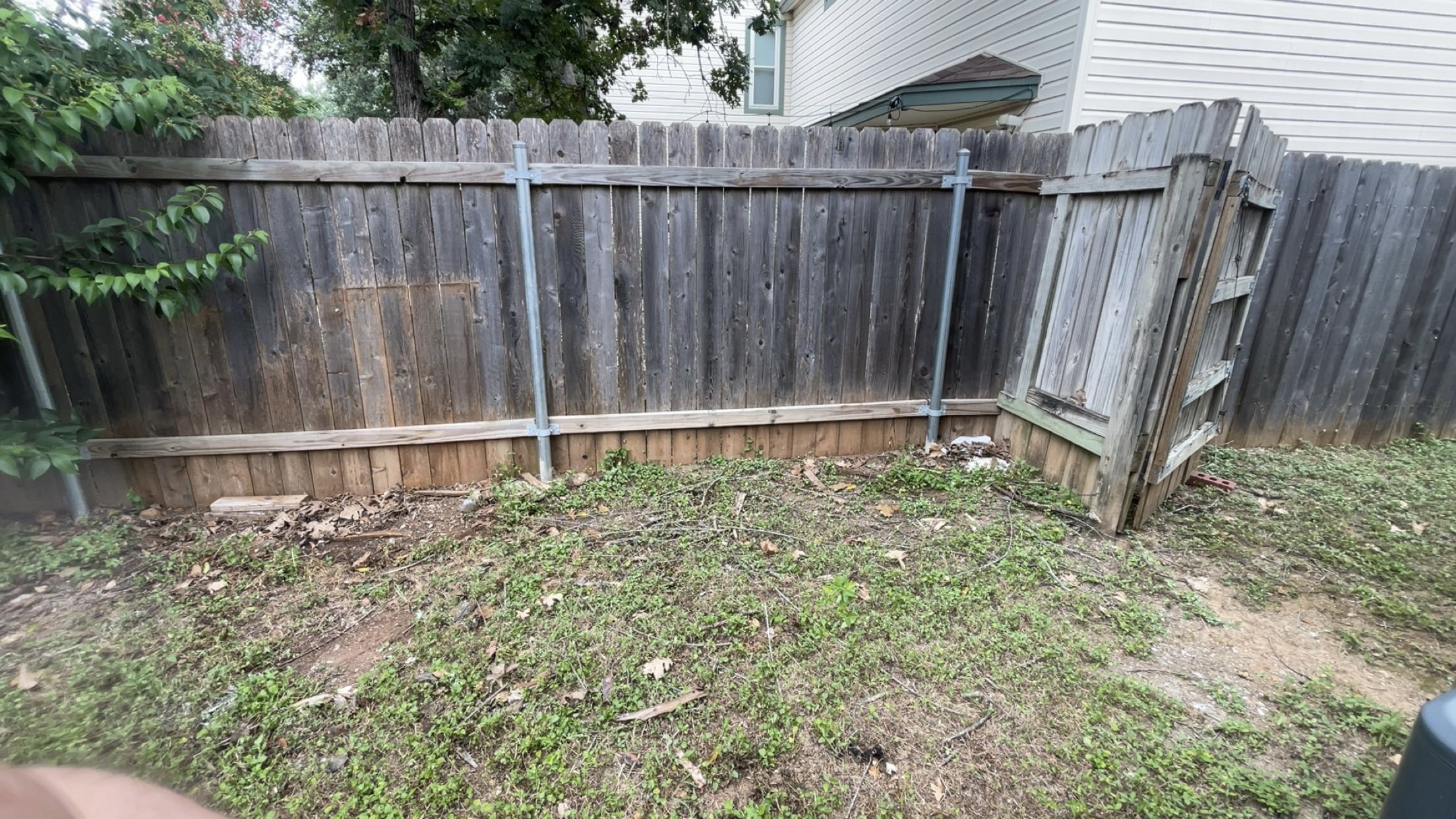 Side Yard & Fence Line Cleanup