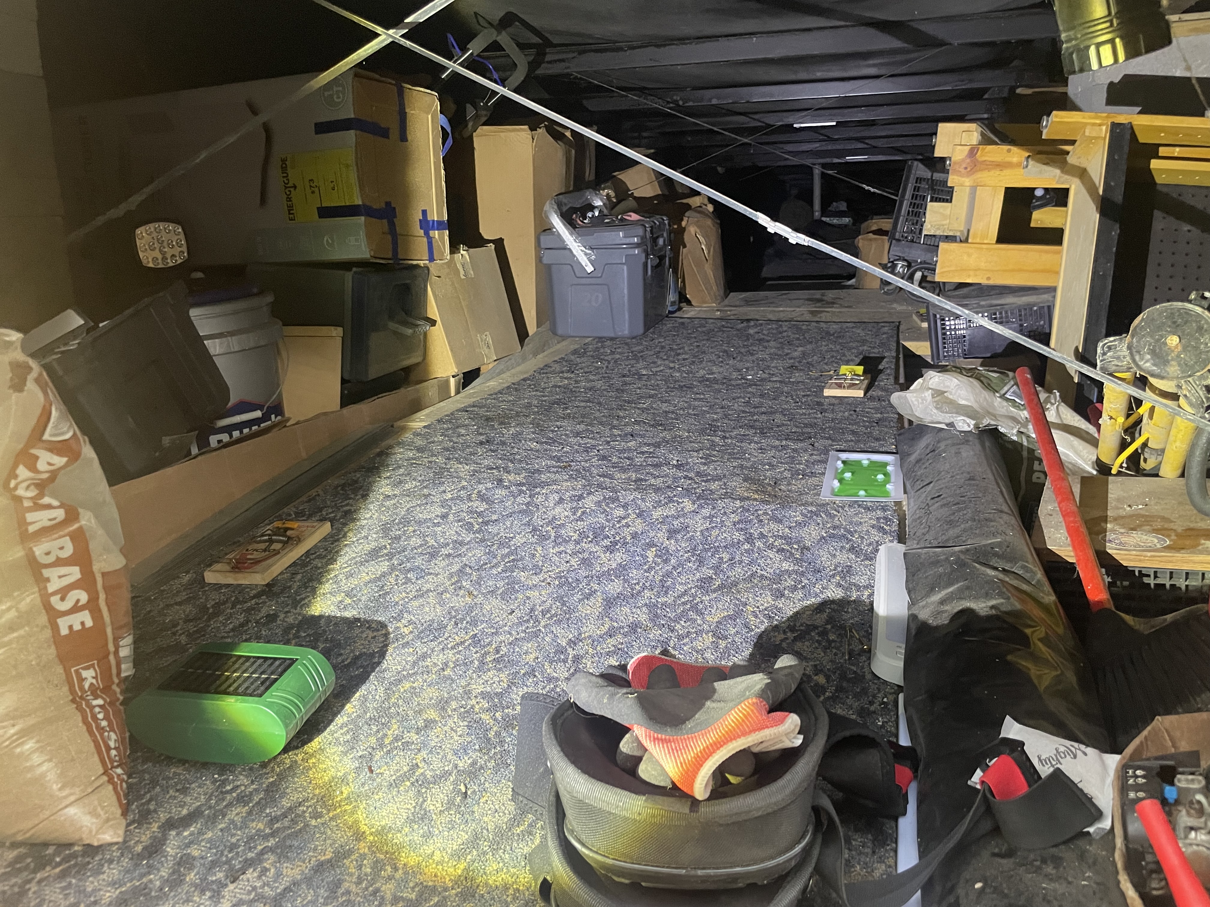 Attic Cleanout before