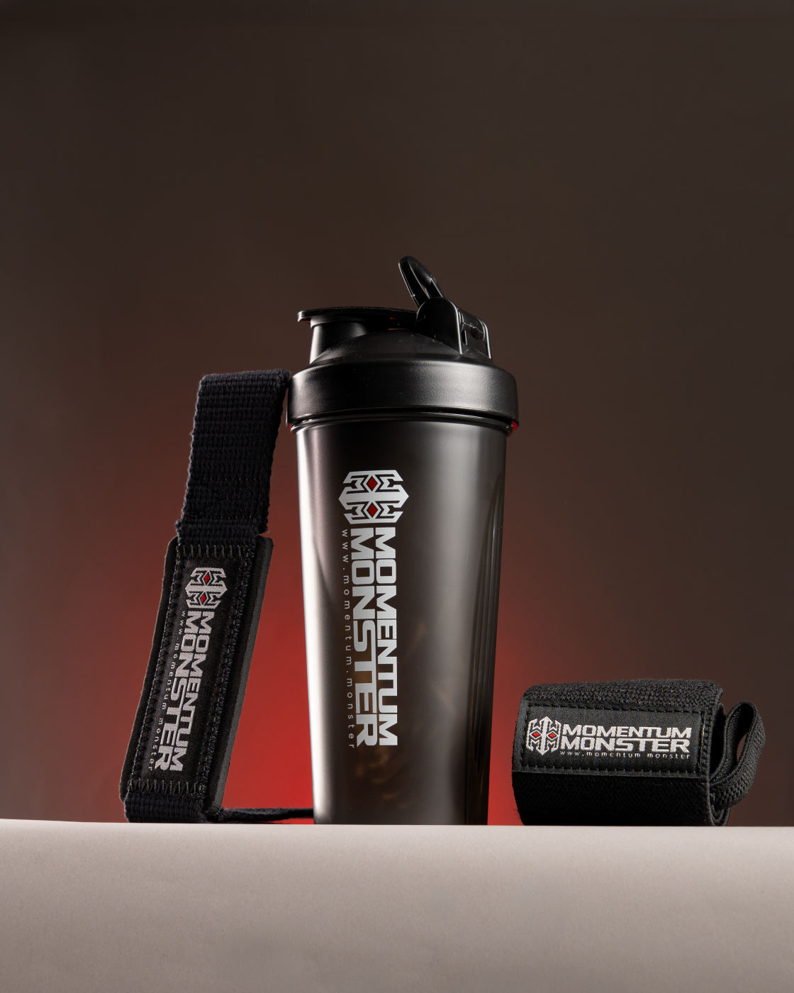 Momentum Monster – Monster Training Pack — Straps + Shaker + Muñequeras