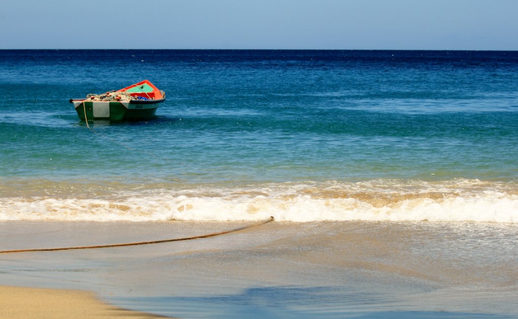 Fishing boat in Martinique