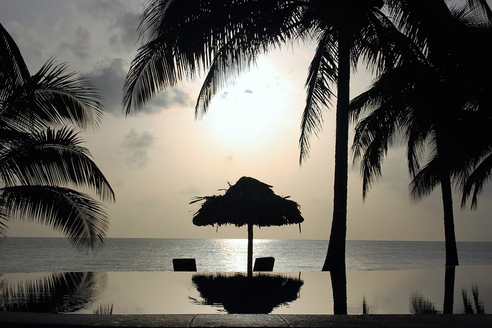 Sunset in Belize