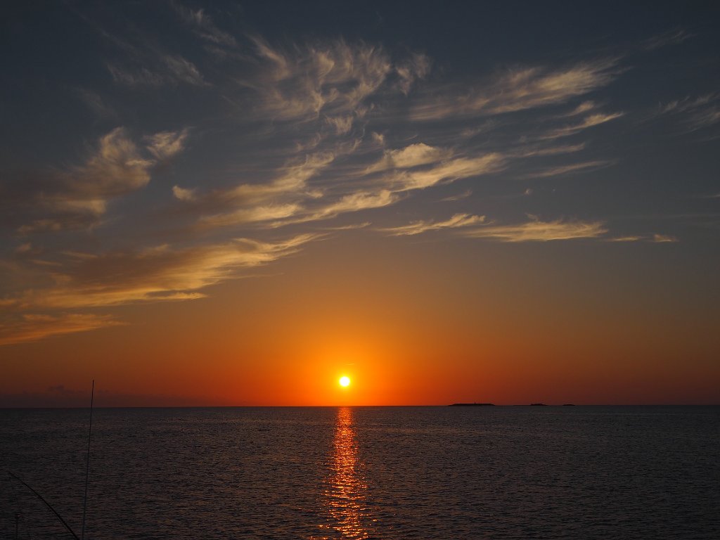 Sunset in the Bahamas