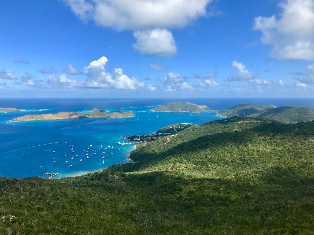 View to Mosquito Island - Prickly Pear Island - Necker Island