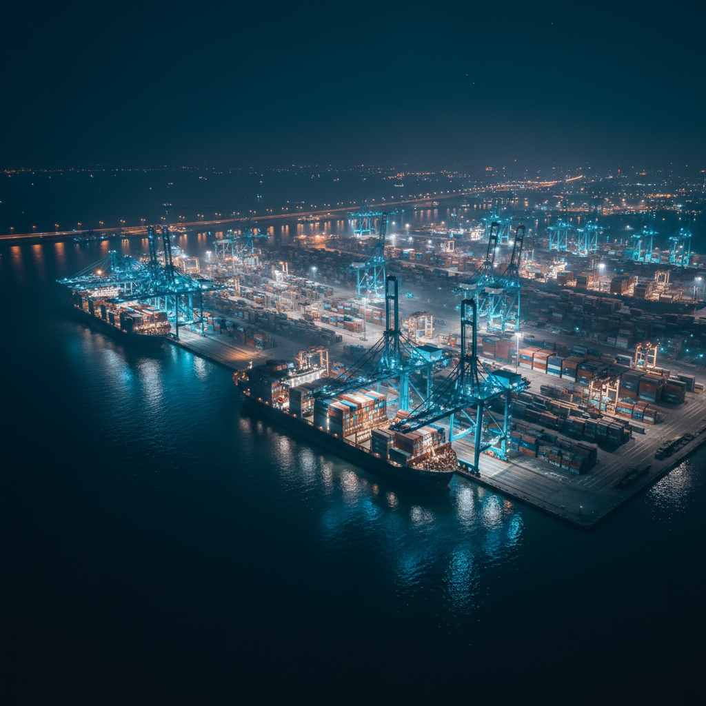 Global shipping port