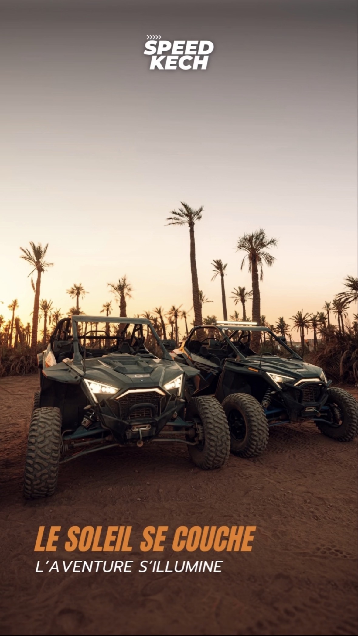 Deux buggys Polaris RZR Palmeraie Marrakech