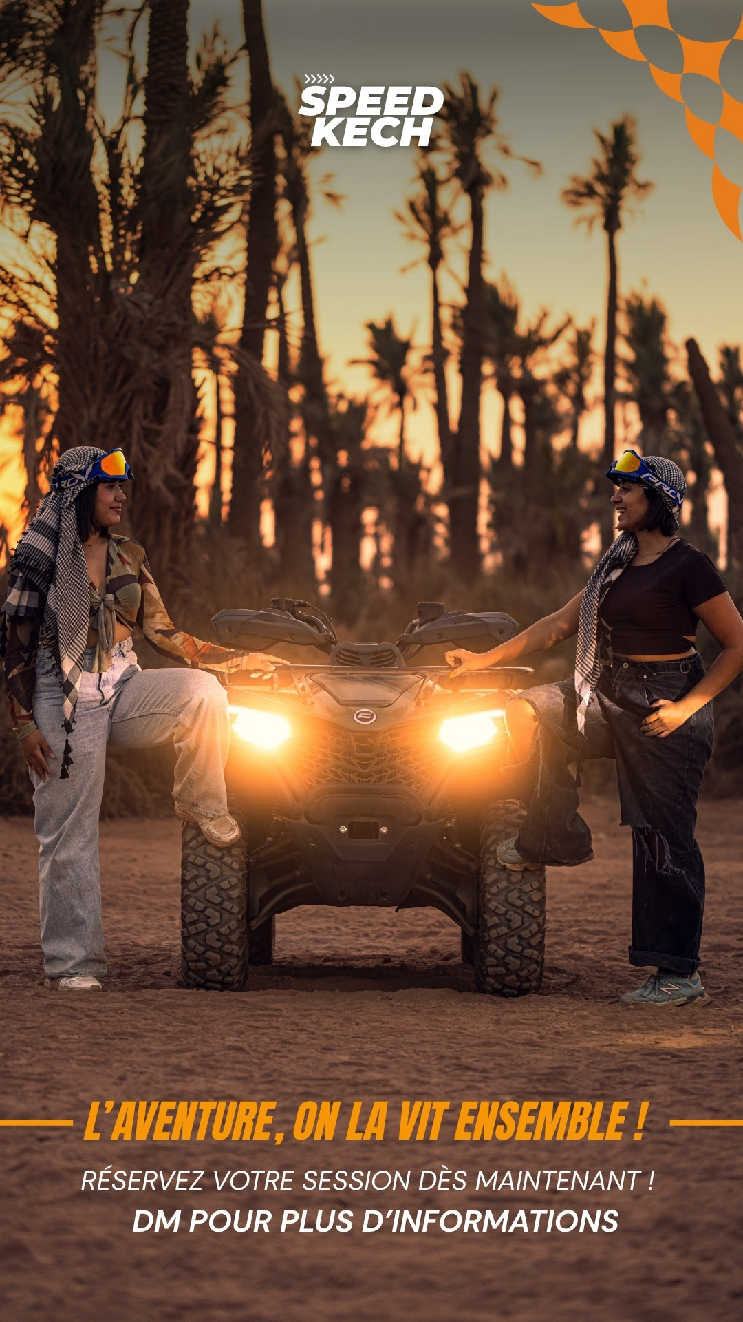 Quad Marrakech aventure à deux dans la Palmeraie