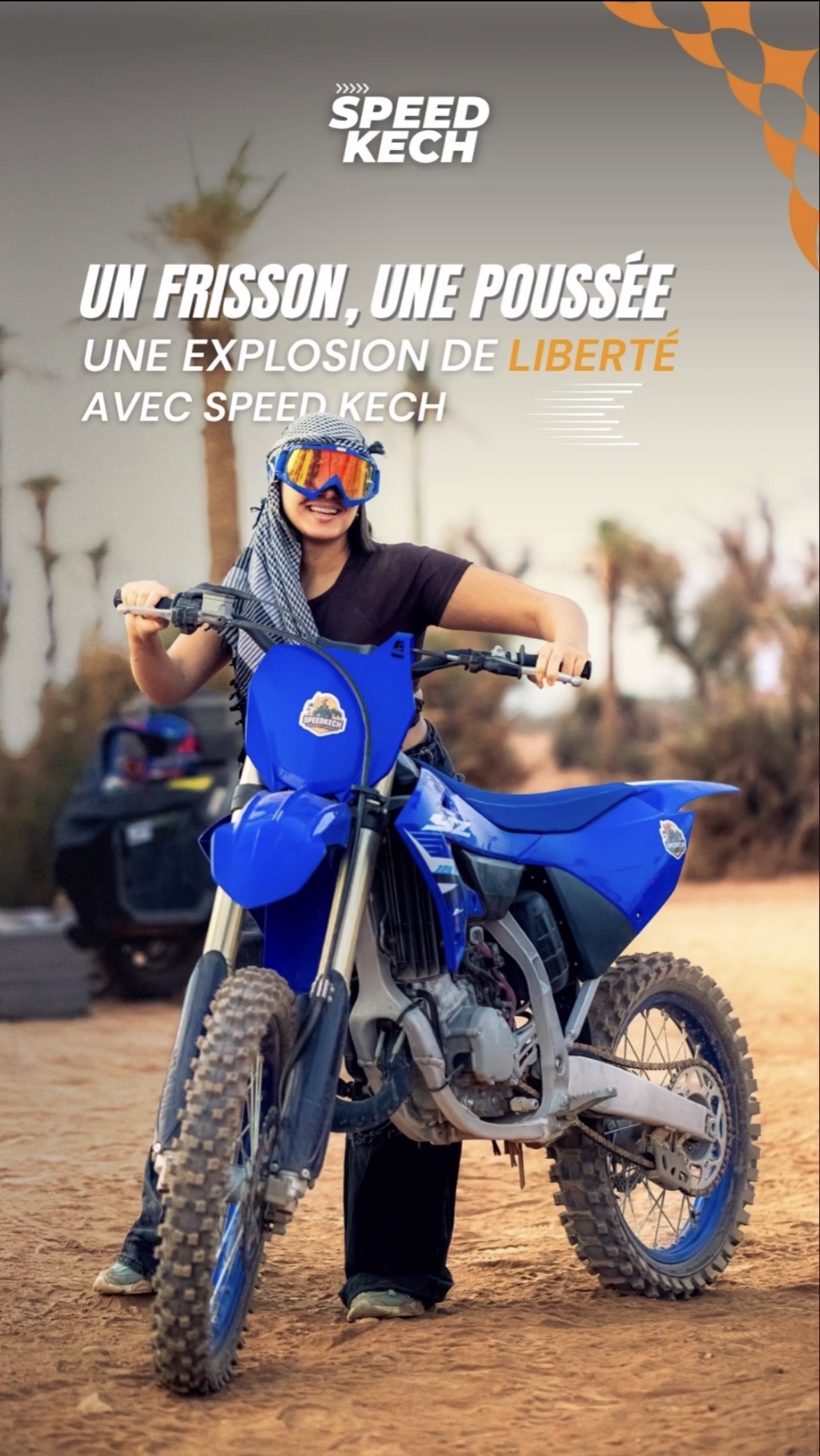 Motocross Marrakech dans la Palmeraie