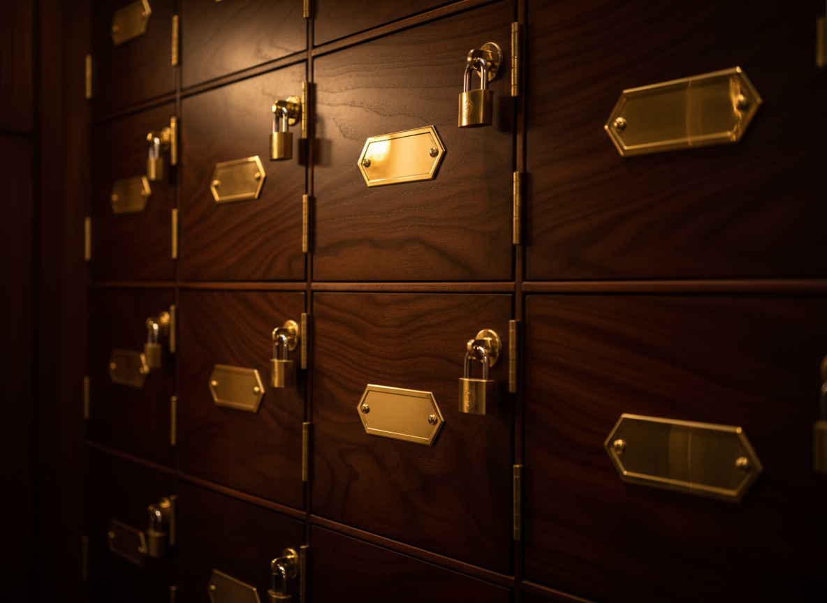 Premium humidor lockers