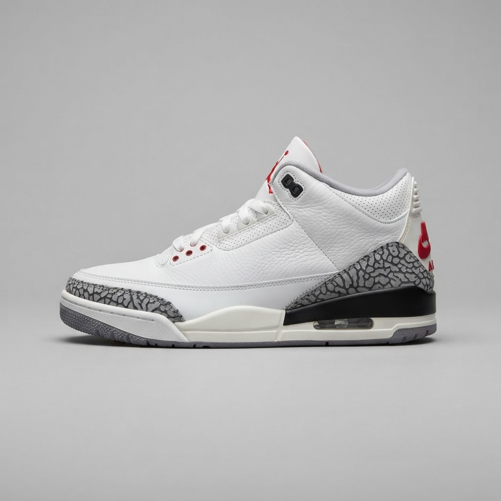 Jordan 3 Retro 'White Cement'