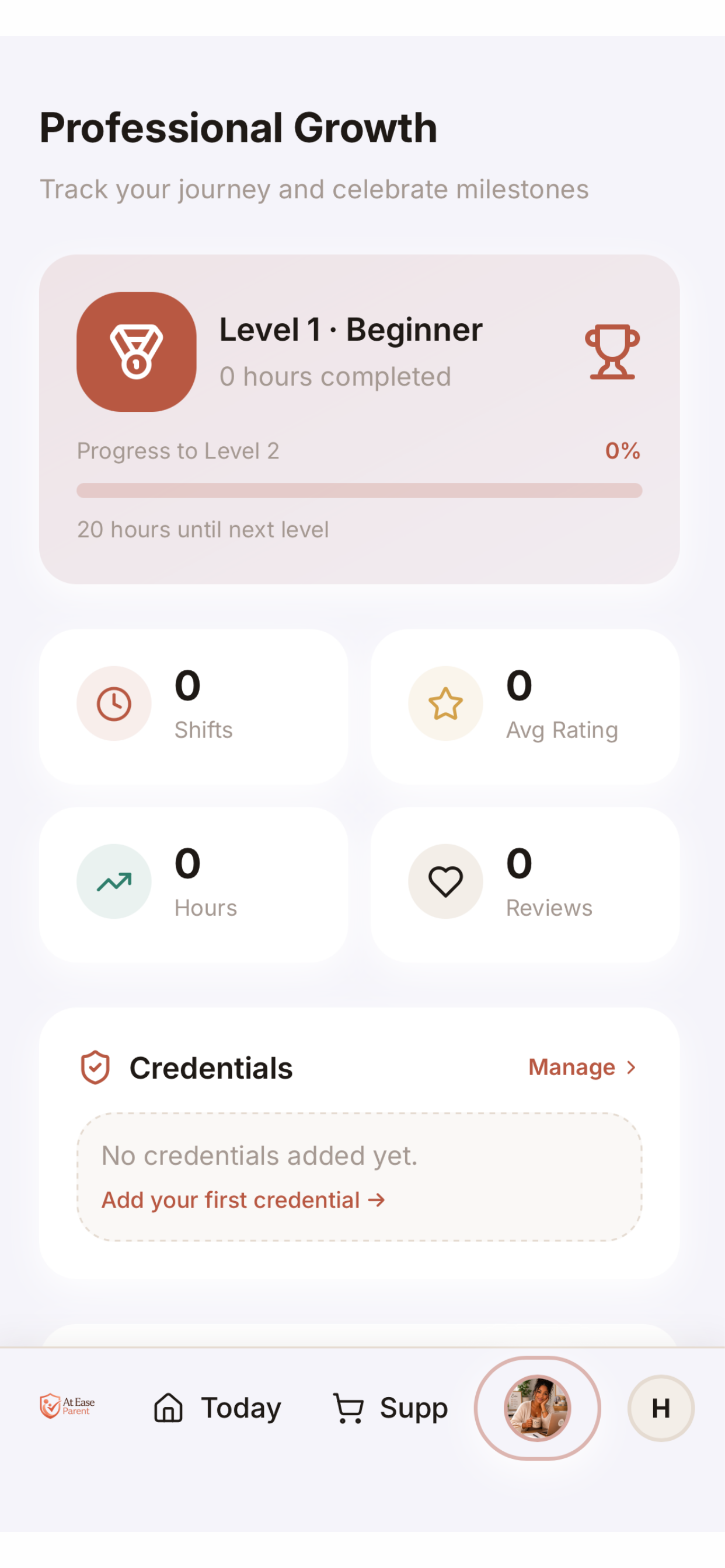 At Ease Parent — Professional Growth