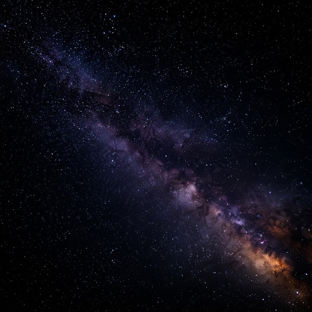 Star field in deep space